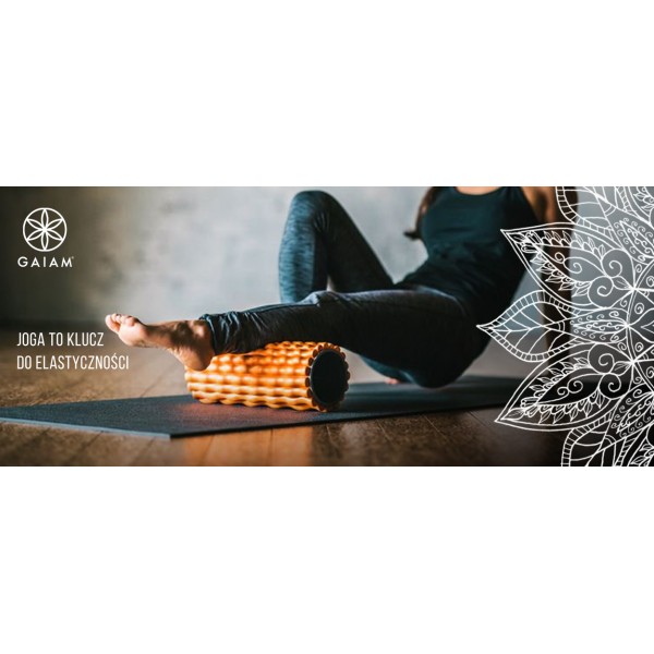 GAIAM ROLLER DO MASAĹťU TURKUSOWY 60560
