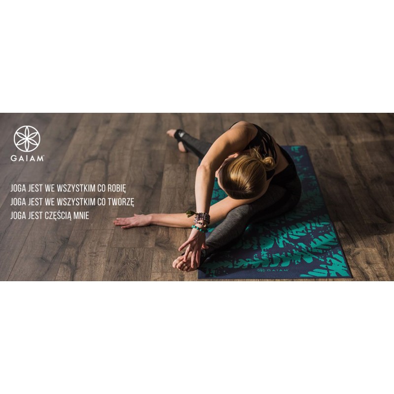 GAIAM ROLLER DO MASAĹťU TURKUSOWY 60560