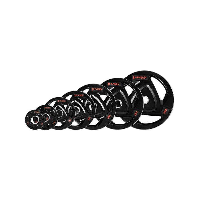 TOX10 CZARNY TALERZ OLIMPIJSKI OGUMOWANY 10 KG HMS