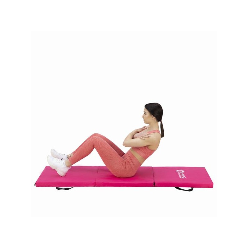 MGS02 MATERAC GIMNASTYCZNY SKĹADANY 1800x600MM PINK HMS PREMIUM