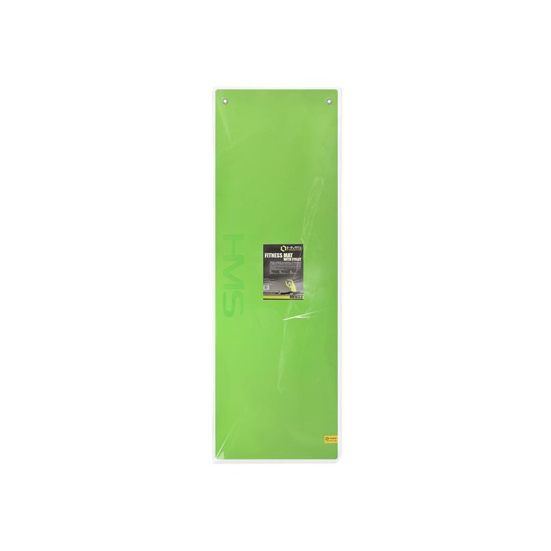 MFK03 GREEN-BLACK MATA FITNESS KLUBOWA Z OTWORAMI HMS PREMIUM