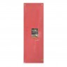 MFK03 RED-BLACK MATA FITNESS KLUBOWA Z OTWORAMI HMS PREMIUM