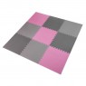 MP10  MATA PUZZLE MULTIPACK PINK-GREY 9 ELEMENTĂW 10MM ONE FITNESS