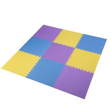 MP10 MATA PUZZLE MULTIPACK YELLOW-BLUE-PURPLE 9 ELEMENTĂW 10MM ONE FITNESS