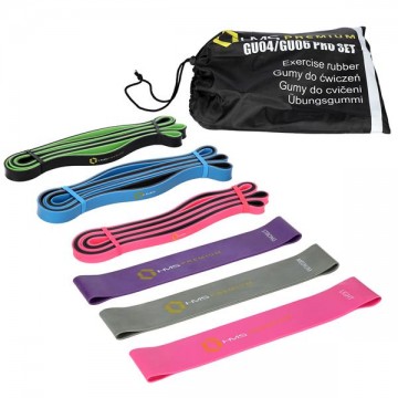 GU04 GU06 PRO SET ZESTAW GUM DO ÄWICZEĹ HMS PREMIUM