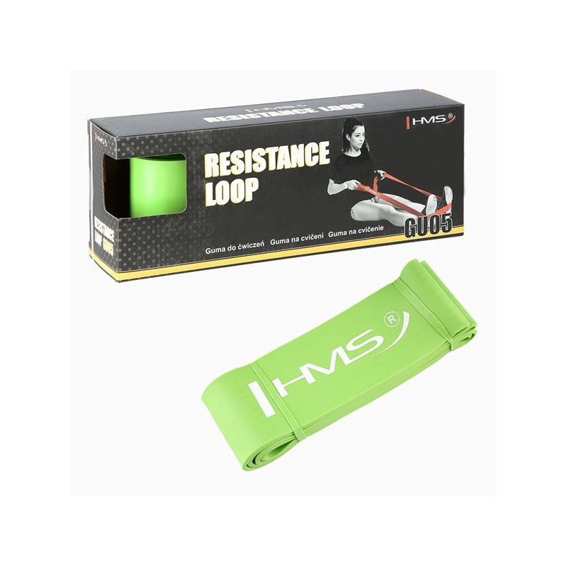 GU05 LIME 83 x 4.5 x 2080 MM GUMA DO ÄWICZEĹ HMS