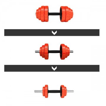 SGGX30 SZTANGIELKI GUMOWANE 30KG HMS