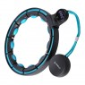 HHM17 HULA HOP BLACK/TURQUOISE Z MAGNESAMI I OBCIÄĹťNIKIEM + LICZNIK HMS