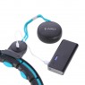 HHM17 HULA HOP BLACK/TURQUOISE Z MAGNESAMI I OBCIÄĹťNIKIEM + LICZNIK HMS