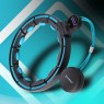 HHM17 HULA HOP BLACK/TURQUOISE Z MAGNESAMI I OBCIÄĹťNIKIEM + LICZNIK HMS