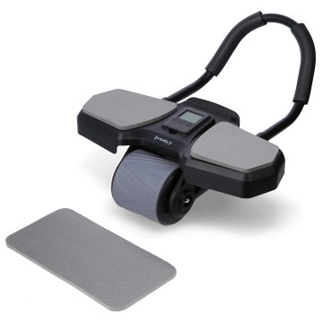 KA10 BLACK KĂĹKO ABS AUTOMATYCZNE KOĹO DO ÄWICZEĹ MIÄĹNI BRZUCHA Z PODPARCIEM