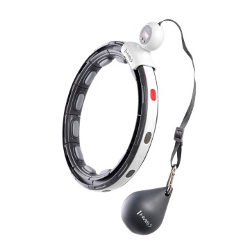 HHM15 HULA HOP BLACK Z MAGNESEM I OBCIÄĹťNIKIEM + LICZNIK HMS