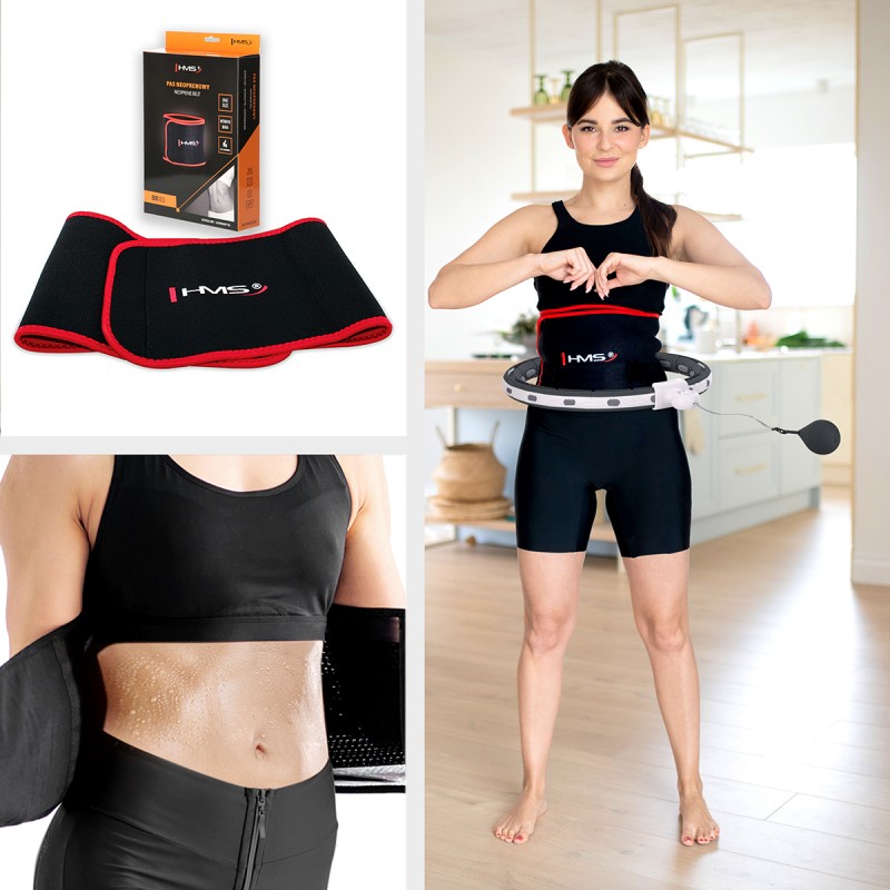 HHM15 HULA HOP BLACK Z MAGNESEM I OBCIÄĹťNIKIEM + LICZNIK HMS