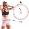 HHW06 HULA HOP PINK Z WYPUSTKAMI I OBCIÄĹťNIKIEM + LICZNIK HMS