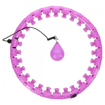 HHW12 PLUS SIZE HULA HOP VIOLET Z WYPUSTKAMI I OBCIÄĹťNIKIEM HMS