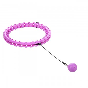 HHW12 PLUS SIZE HULA HOP VIOLET Z WYPUSTKAMI I OBCIĄŻNIKIEM HMS