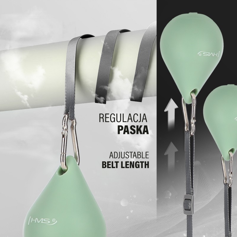 HHM15 HULA HOP GREEN Z MAGNESEM I OBCIÄĹťNIKIEM + LICZNIK HMS