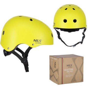 MR290+H230 KASK Z OCHRANIACZAMI ZESTAW ŻÓŁTY ROZM, M NILS EXTREME