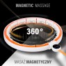 ZESTAW HULA HOP MAGNETYCZNY WHITE/ORANGE HHM21 Z LICZNIKIEM HMS + PAS WYSZCZUPLAJÄCY BR1313