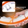 ZESTAW HULA HOP MAGNETYCZNY WHITE/ORANGE HHM21 Z LICZNIKIEM HMS + PAS WYSZCZUPLAJÄCY BR1313