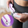 ZESTAW HULA HOP MAGNETYCZNY WHITE/VIOLET HHM17 Z LICZNIKIEM HMS + PAS WYSZCZUPLAJÄCY BR163 BLACK