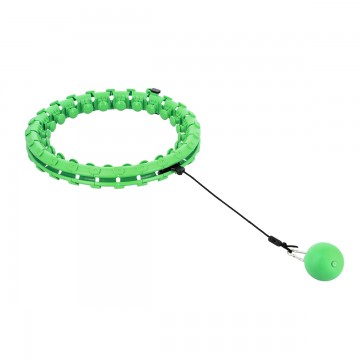 ZESTAW HULA HOP HHW01 GREEN Z WYPUSTKAMI I OBCIĄŻNIKIEM HMS + PAS BR163 RED