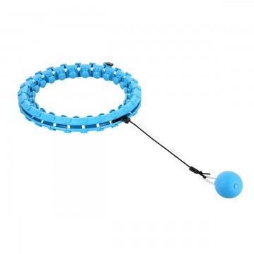 ZESTAW HULA HOP HHW01 BLUE Z WYPUSTKAMI I OBCIĄŻNIKIEM HMS + PAS BR163 RED