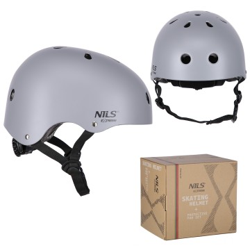 MR290+H230 KASK Z OCHRANIACZAMI ZESTAW SZARY ROZM, M NILS EXTREME