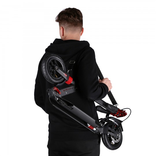 HM209T BLACK-RED HULAJNOGA Z HAMULCEM TARCZOWYM  NILS EXTREME