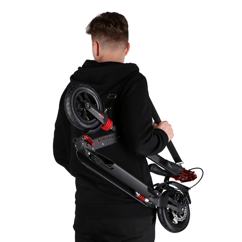 HM209T BLACK-RED HULAJNOGA Z HAMULCEM TARCZOWYM  NILS EXTREME