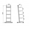 STR42 STOJAK NA WORKI TRENINGOWE POWER BAGS COMMERCIAL HMS