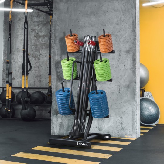 STR40 STOJAK NA OBCIÄĹťENIA I SZTANGI TRAINING PUMP COMMERCIAL HMS