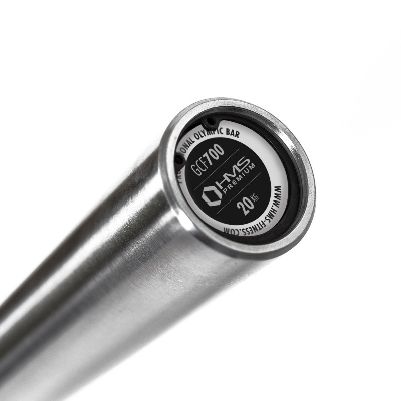 GCF700 GRYF OLIMPIJSKI 20 KG 2200MM + ZACISK ZG1000 RED HMS PREMIUM