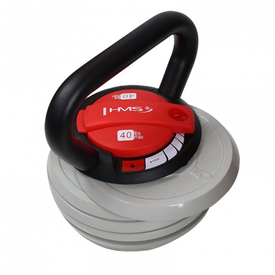 KR40 KETTLEBELL REGULOWANY 40 LBS HMS