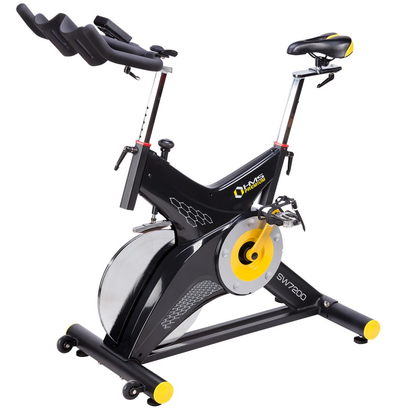 SW7200 ROWER STACJONARNY SPININGOWY Z OPOREM MECHANICZNYM 22KG HMS PREMIUM