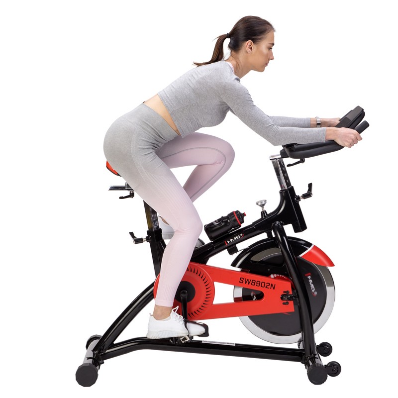 SW8902N ROWER STACJONARNY SPINNINGOWY Z OPOREM MECHANICZNYM HMS