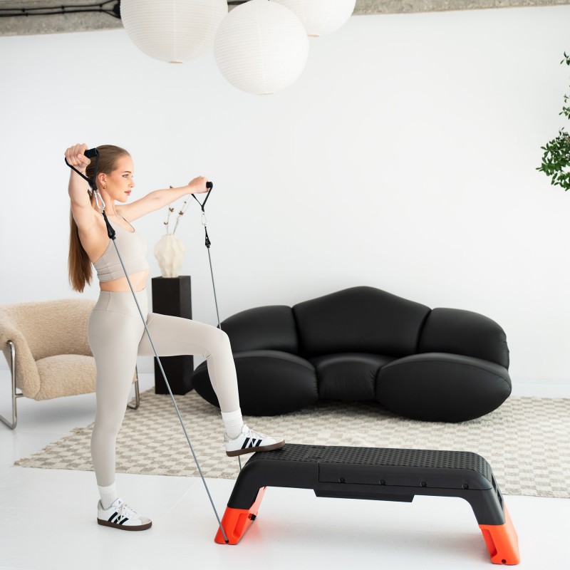 AS009 PRO STEP DO AEROBIKU REGULOWANY Z FUNKCJÄ ĹAWKI COMMERCIAL HMS